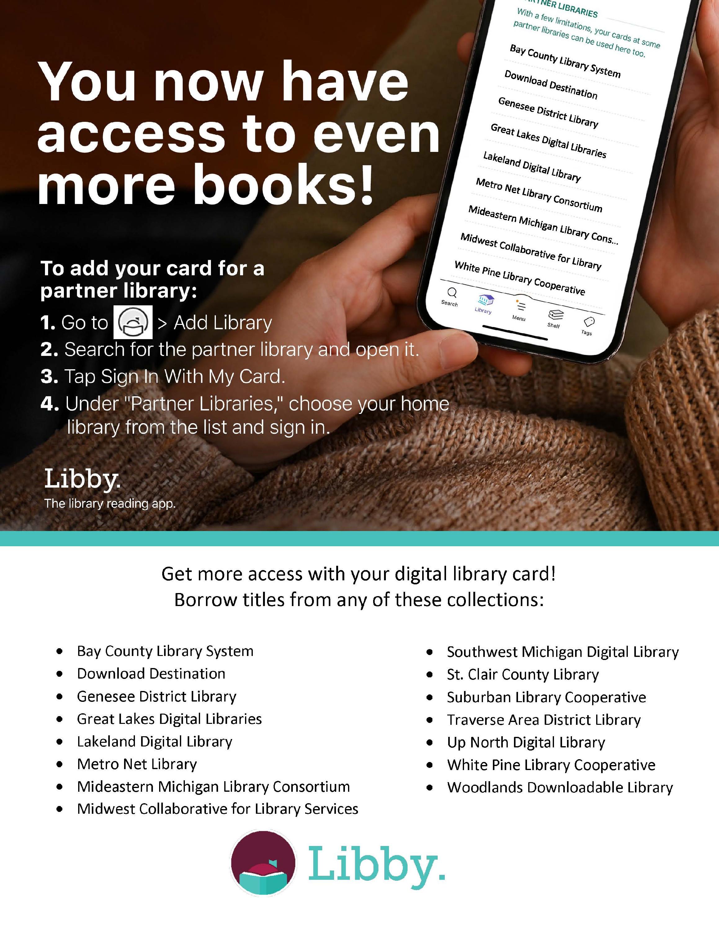 Libby Flyer List of Reciprocal Lending Libraries 